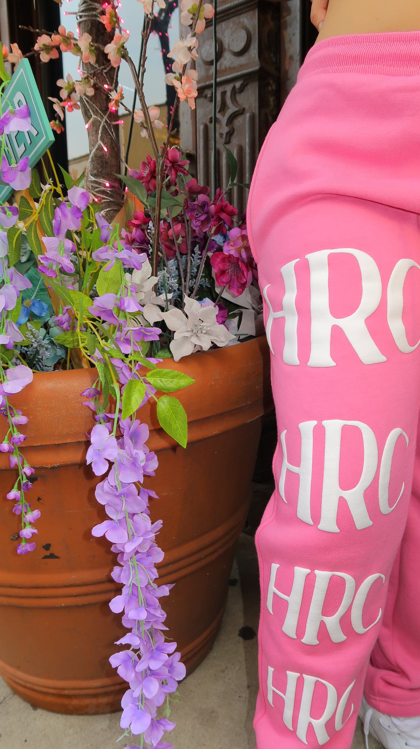 HRC Puff Sweatpants (Pink)