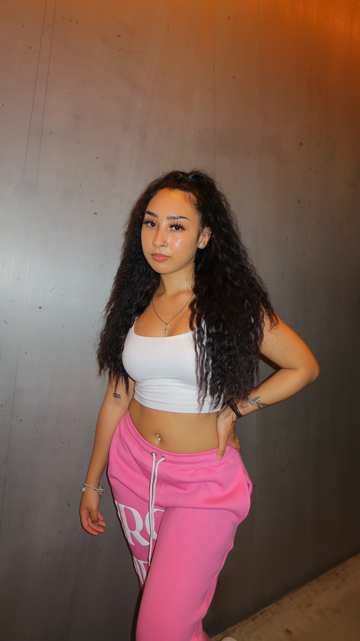 HRC Puff Sweatpants (Pink)