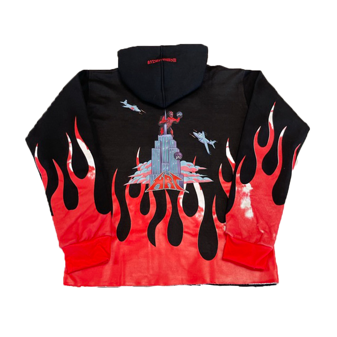 Empire State of Mind Hoodie (Red Flame)